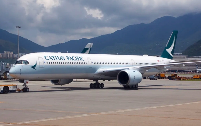 國泰航空班機。(示意圖)  圖 : 翻攝自21世紀經濟報導