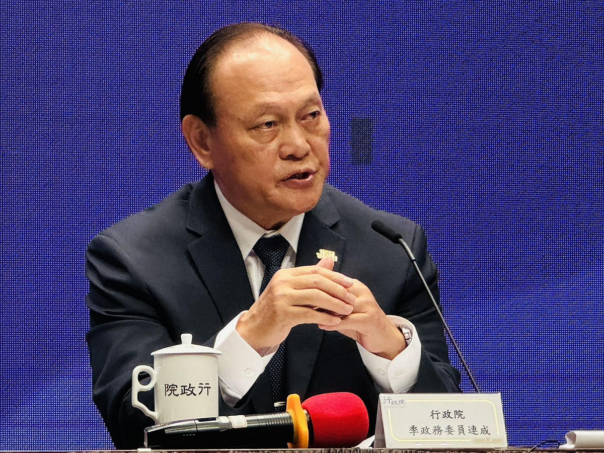 政務委員季連成。 圖：謝莉慧拍攝