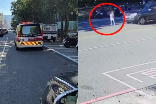 高雄6歲女童遭撞雙腿骨折，駕駛肇逃竟辯稱「沒感覺」。 圖：翻攝畫面