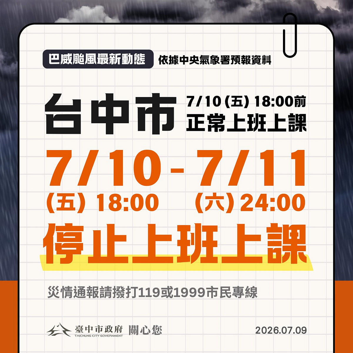 謝志忠說，上班上課的字很小，根本像詐騙集團。 圖：台中市政府/提供