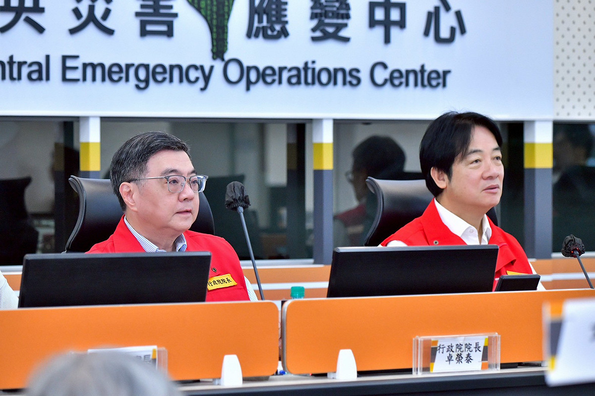 總統賴清德（右）、行政院長卓榮泰（左）。 圖：行政院 / 提供（資料照）