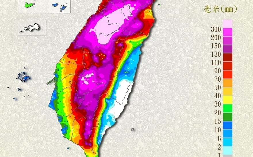 巴威颱風剛走又有危機？苗栗2天雨量飆765毫米 未來一週降雨趨勢一圖看