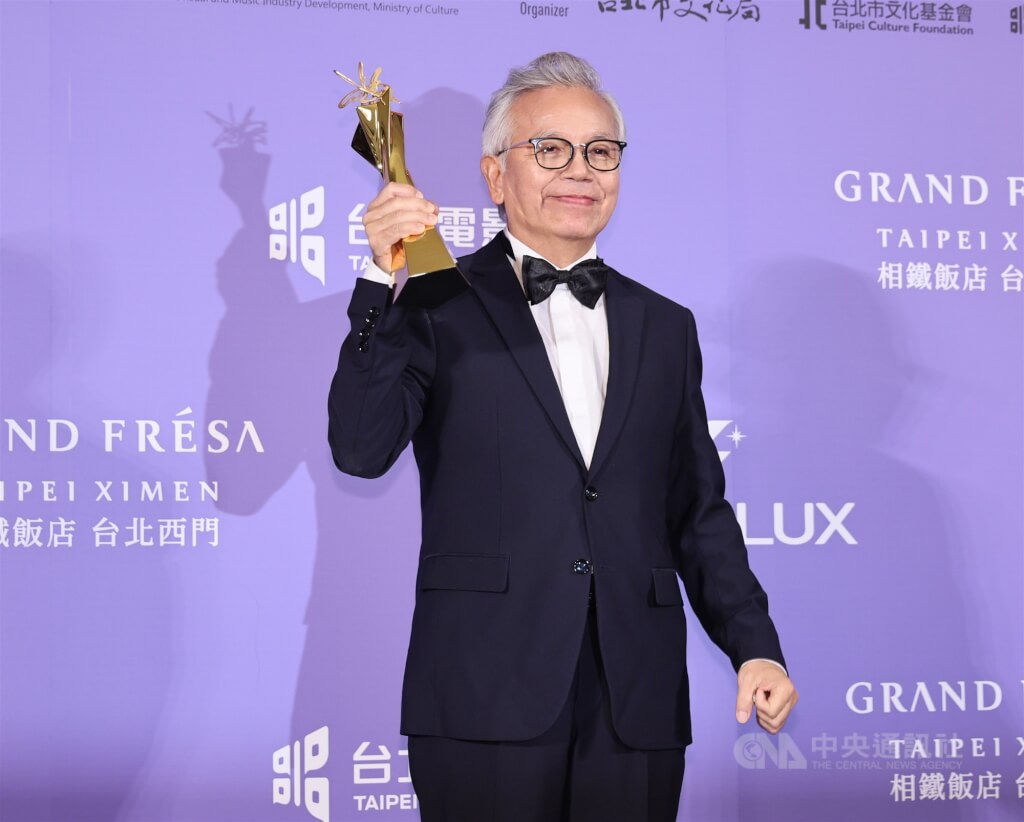 資深港星田啟文以「雙囍」獲得最佳男配角獎。 圖：中央社提供