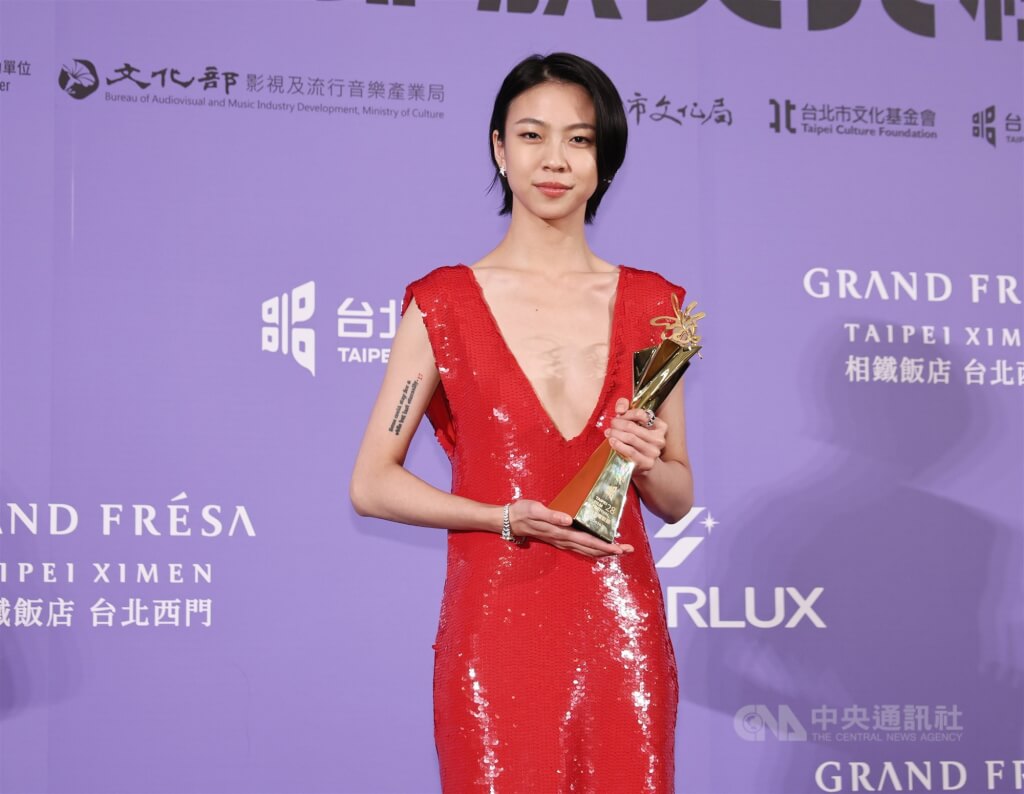 演員馬士媛（圖）以電影「左撇子女孩」拿下最佳新演員。 圖：中央社提供
