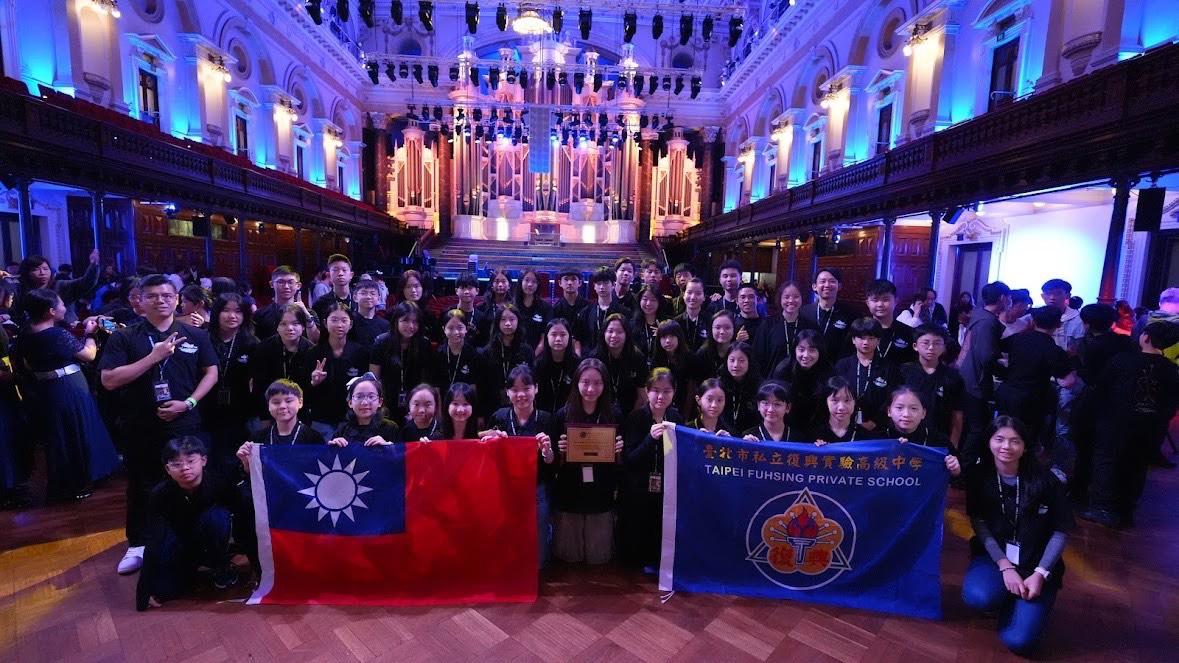 台北市私立復興實驗高級中學弦樂團與管樂團近日赴澳洲，參加「2026澳洲國際音樂節（AIMF）」。 圖：台北市私立復興實驗高級中學／提供