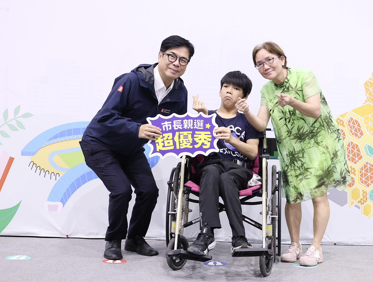 成功特殊教育學校林純禎。 圖：高雄市教育局提供