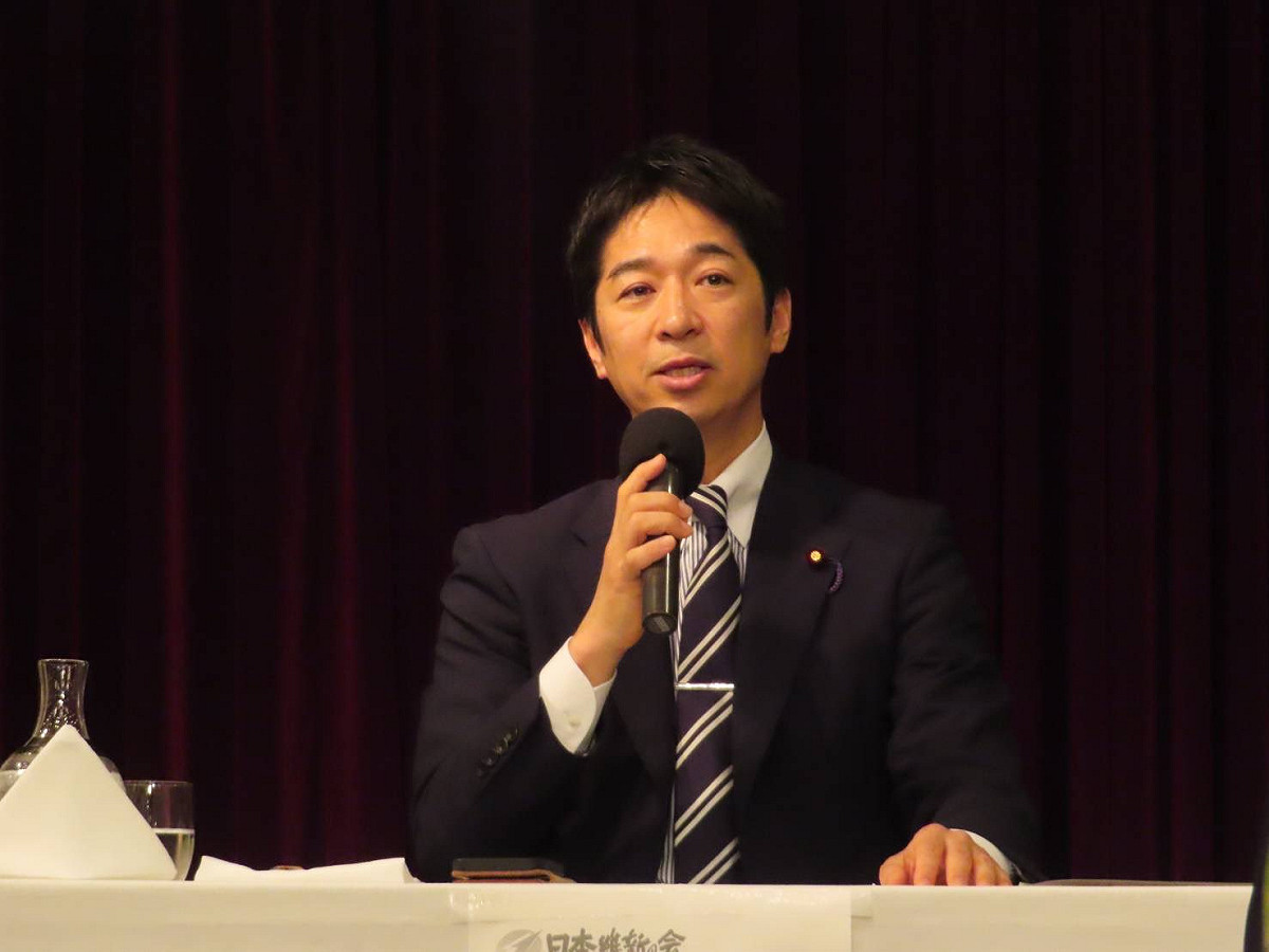 日本維新會共同代表藤田文武。 圖：翻攝@fumi_fuji Ｘ