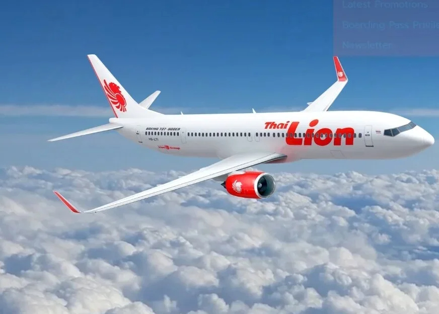 泰國獅子航空飛往日本札幌，全部行李卻留在高雄小港機場。 圖：翻攝自泰獅航航空公司官網