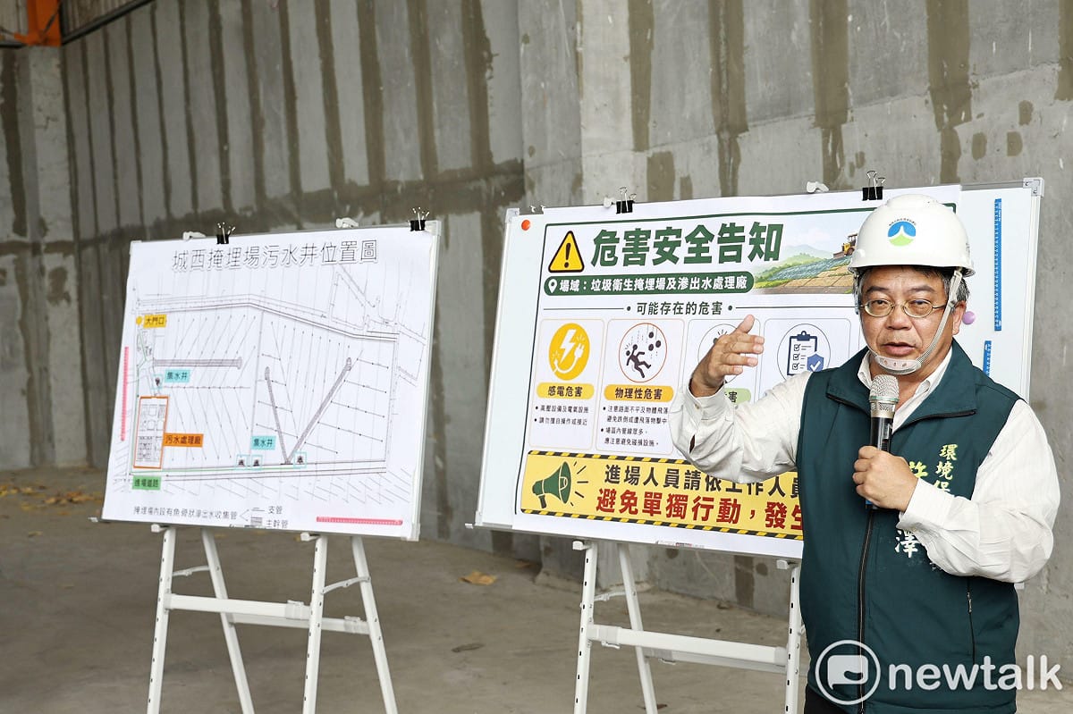 環保局長許仁澤重話聲明，若環保局有任何違法偷排行為，他願意負起責任辭職下台，若有特定人士因選舉需求刻意造謠抹黑市府，也應對自己的言論負責。 圖：台南市政府提供
