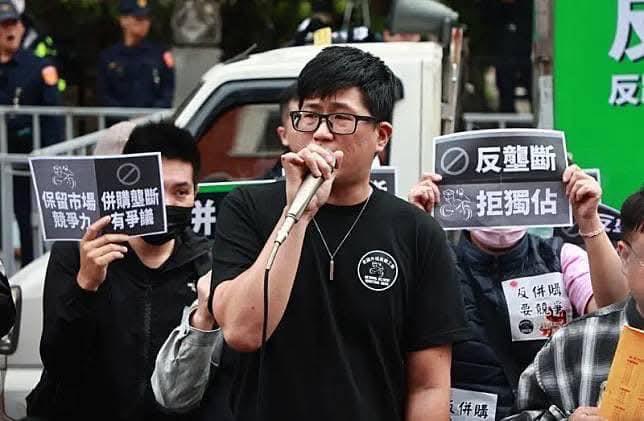 陳昱安提醒社會大眾，企業宣布收購，不代表交易已經自動生效。 圖：全國外送產業工會/提供