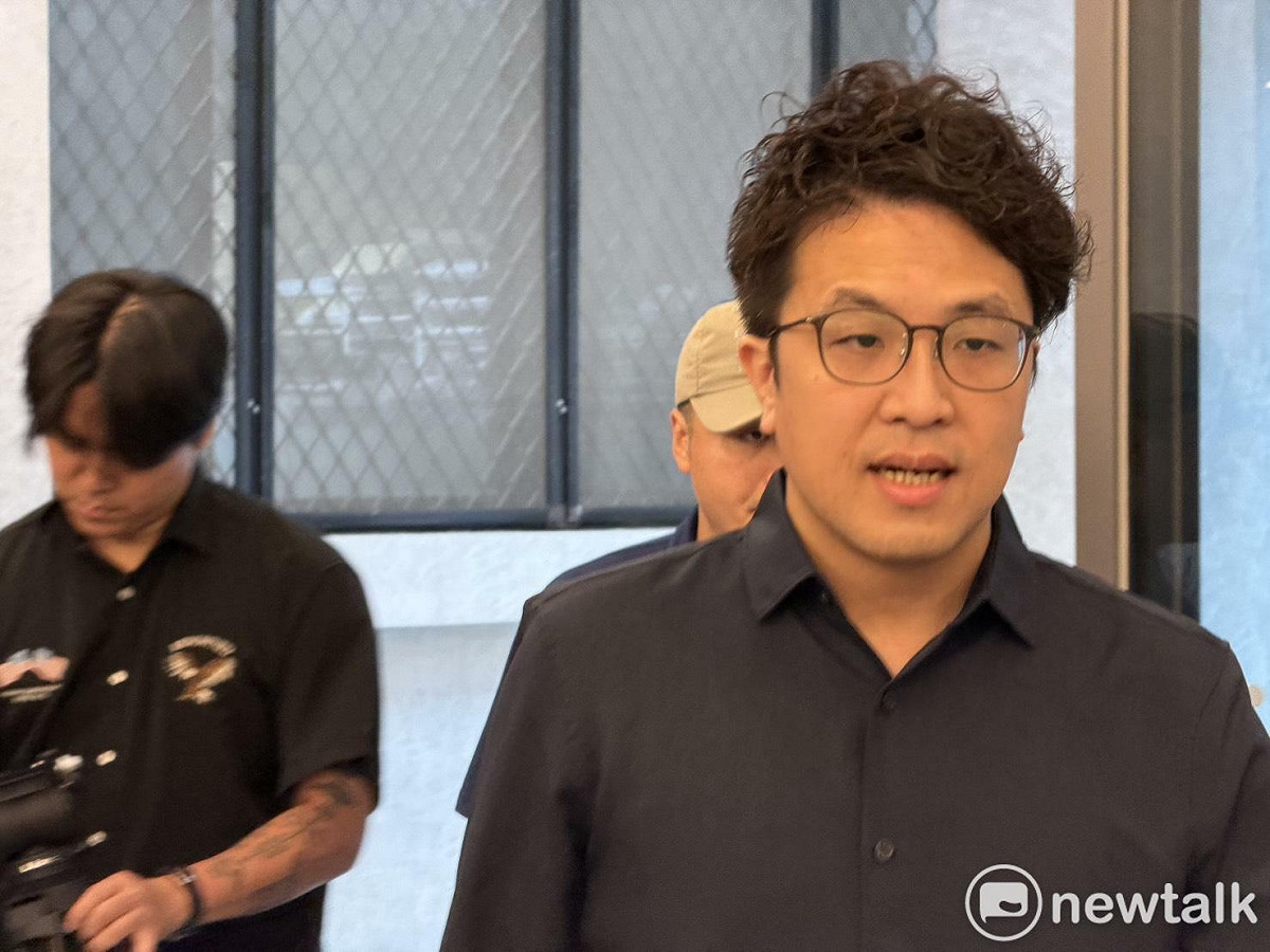 民進黨台北市市長參選人沈伯洋。 圖：高逸帆／攝（資料照）