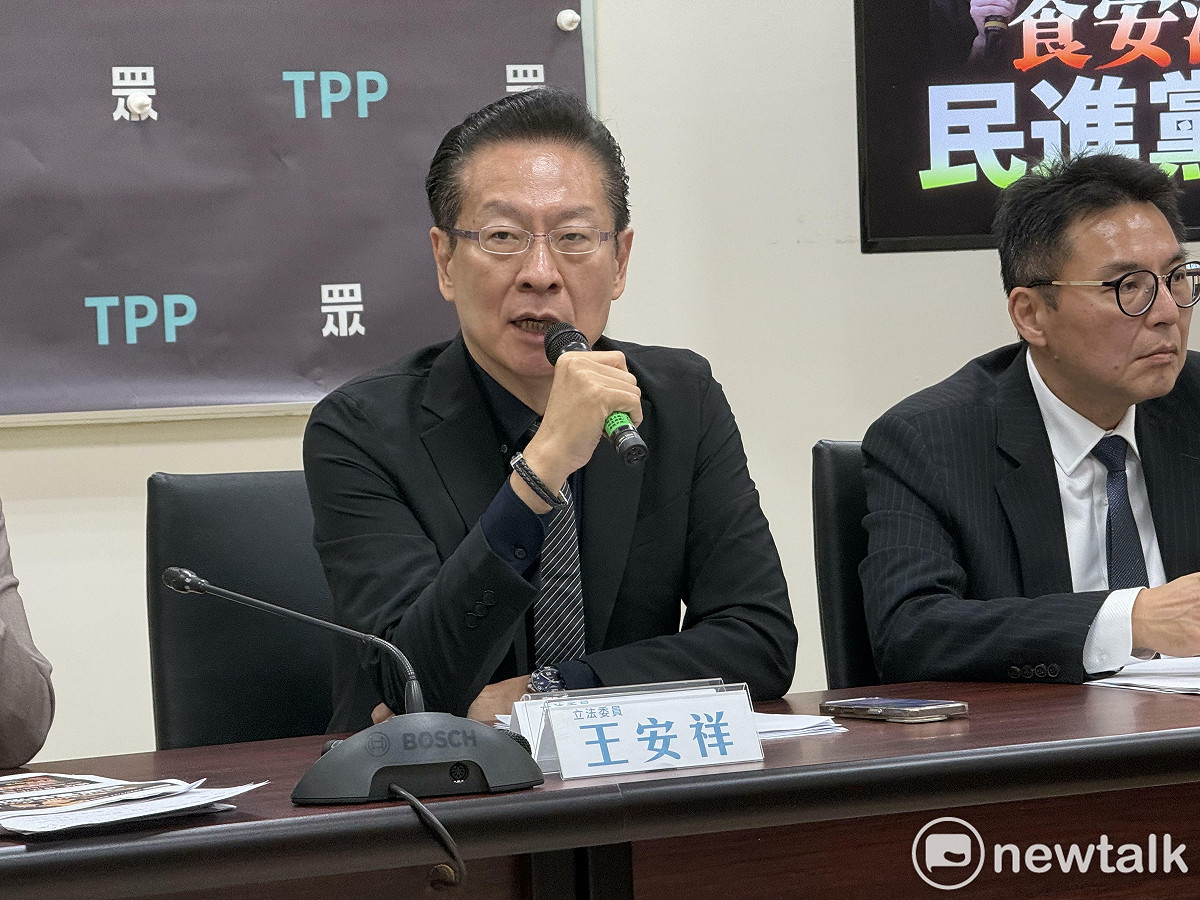民眾黨團副總召王安祥。 圖：周煊惠 / 攝