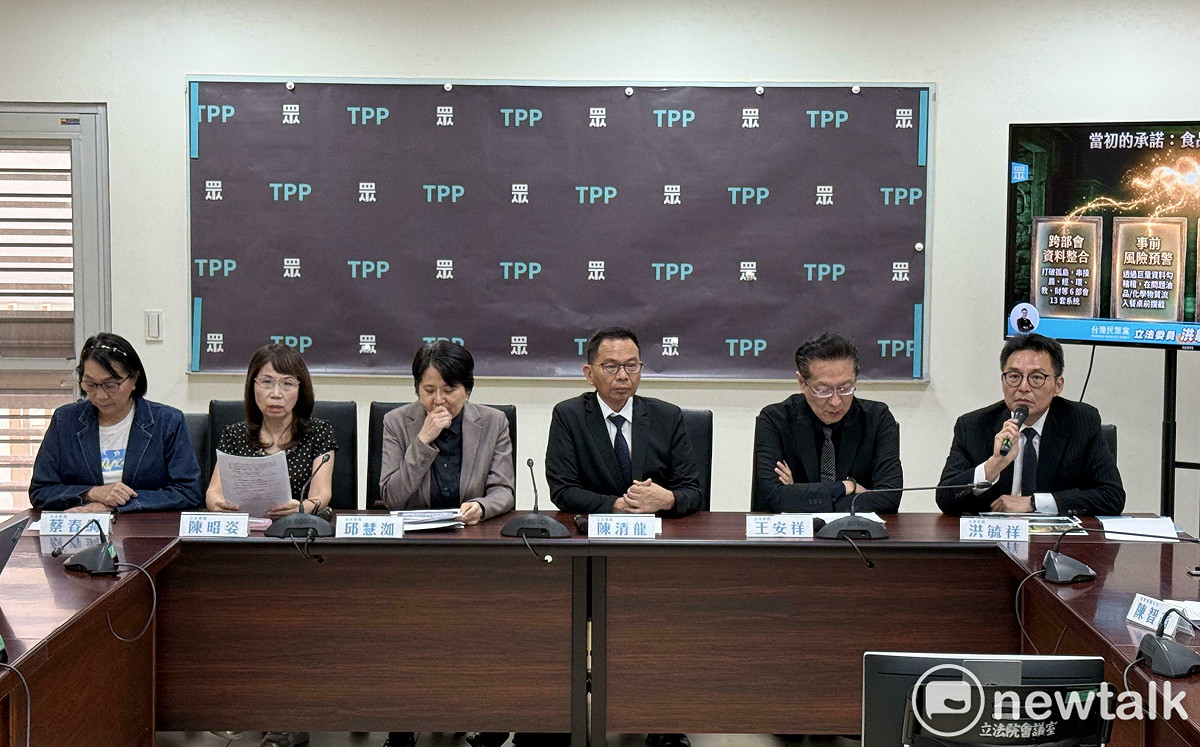 民眾黨提食安法修法方向 要求政府強制抽驗高風險食品