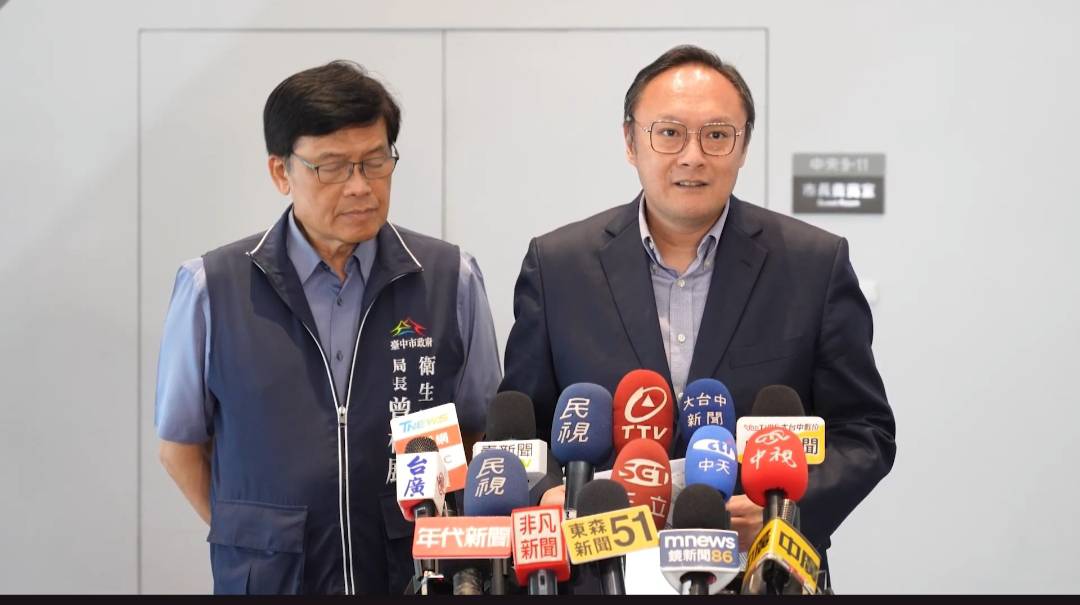 鄭照新說：無論如何我們絕對不會發生長官被記者追麥，不小心或者是太生氣揮手去打記者的麥克風，揮手去打記者的麥克風這種事情台中市政府永遠不會發生。」 圖：台中市政府/提供