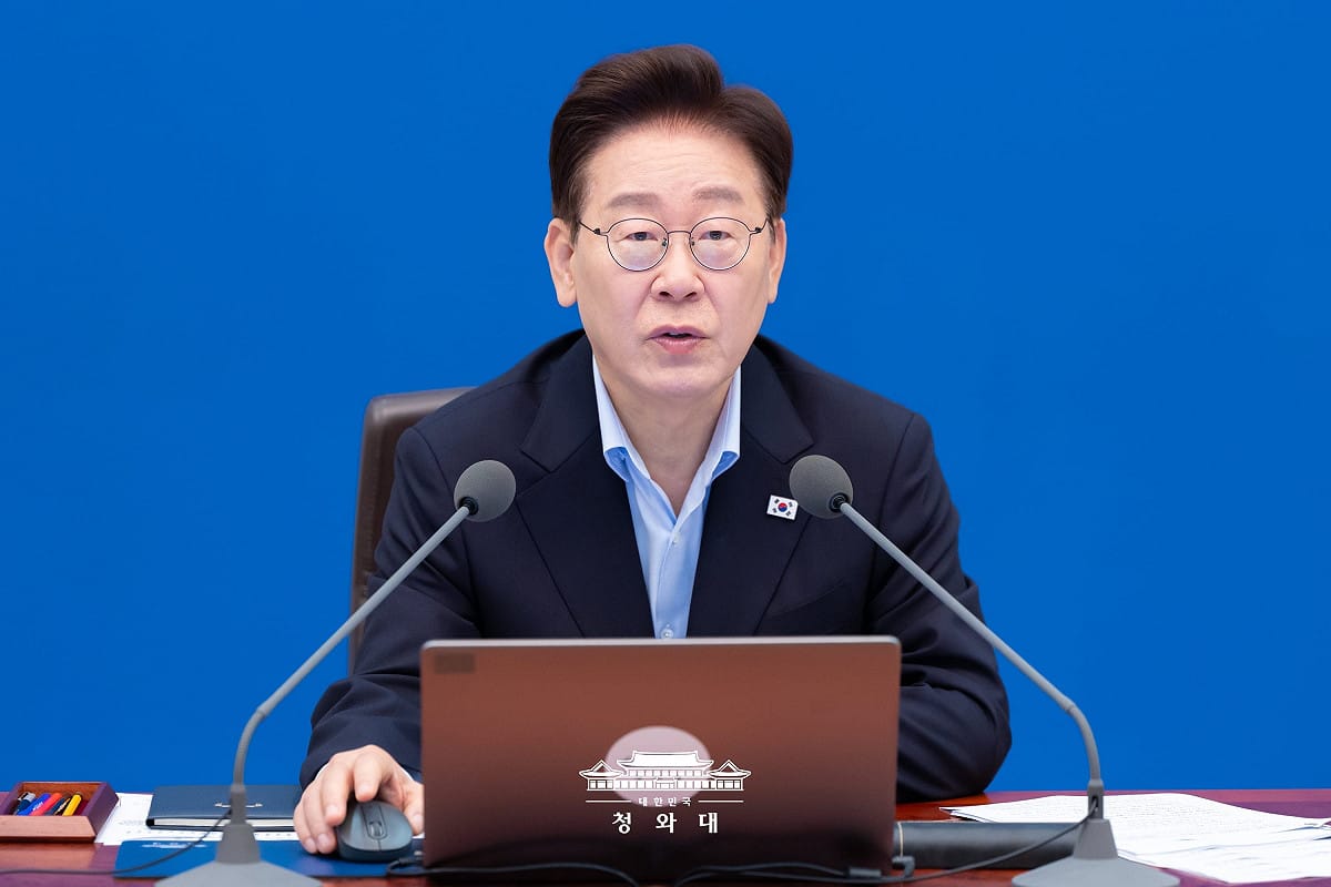 韓國總統李在明。  圖：翻攝自青瓦台官網（資料照）