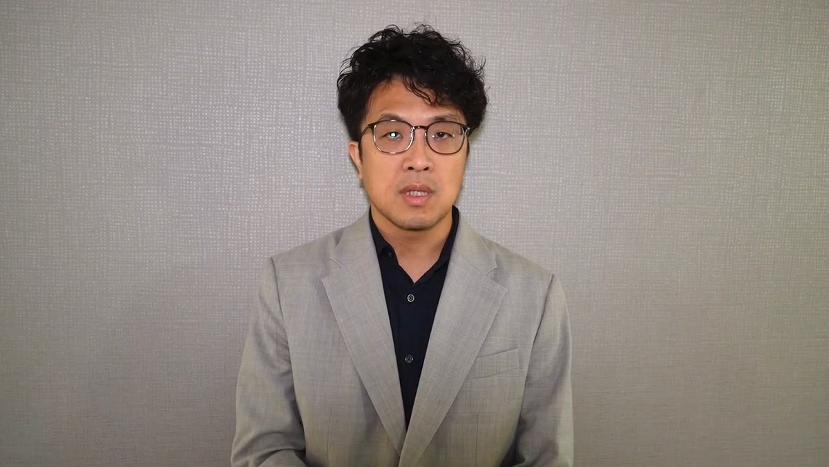 沈伯洋在美國受訪。 圖：沈伯洋辦公室提供