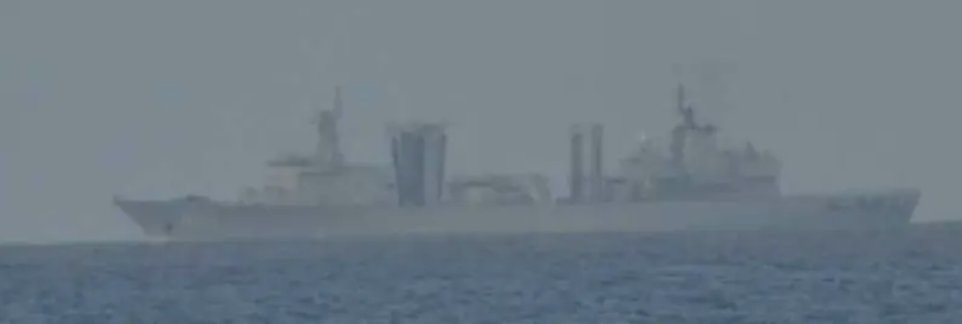 日本日前指控中國海軍艦艇在沖之鳥礁（Okinotorishima）附近海域進行實彈射擊訓練，並透過外交管道向中方提出抗議。 圖：翻攝自 觀察者網