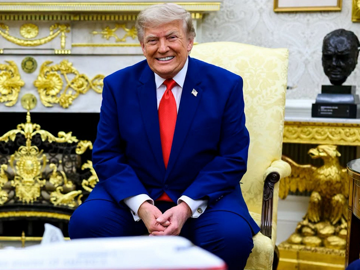 美國總統川普。 圖：翻攝自The White House FB