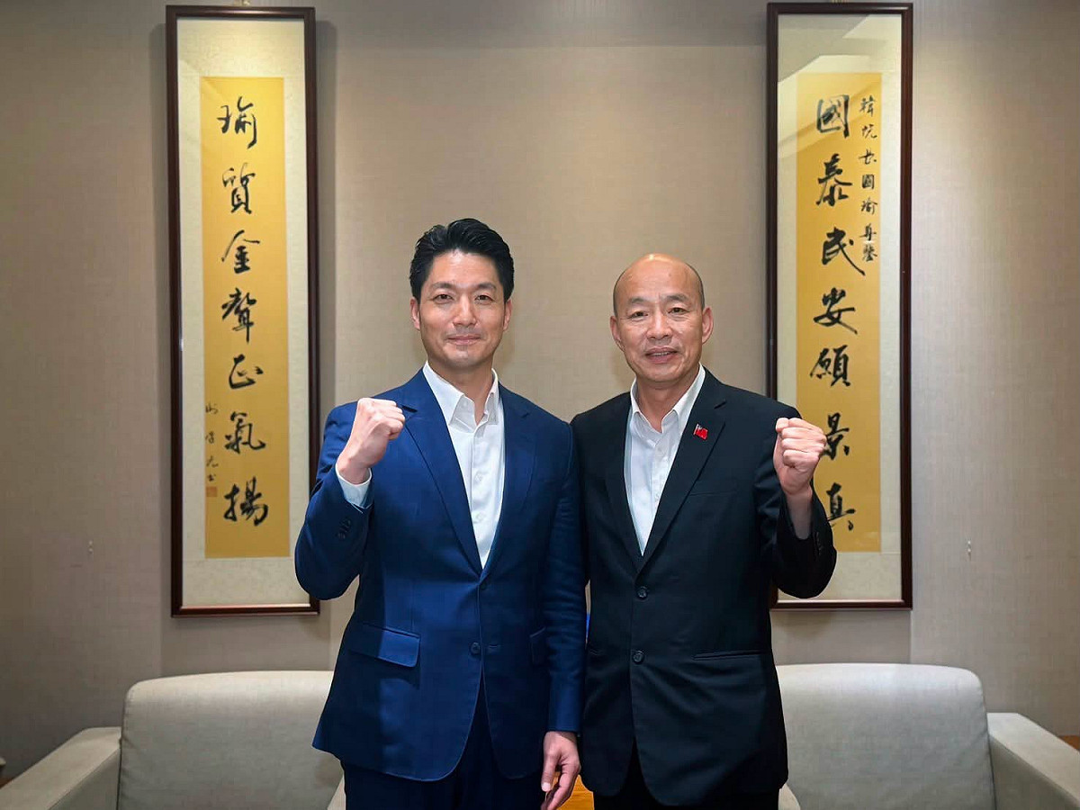 台北市長蔣萬安透露，韓國瑜同意一起上在725凱道參與「 我是人， 我反毒台」大遊行。 圖：翻攝蔣萬安臉書（資料照）