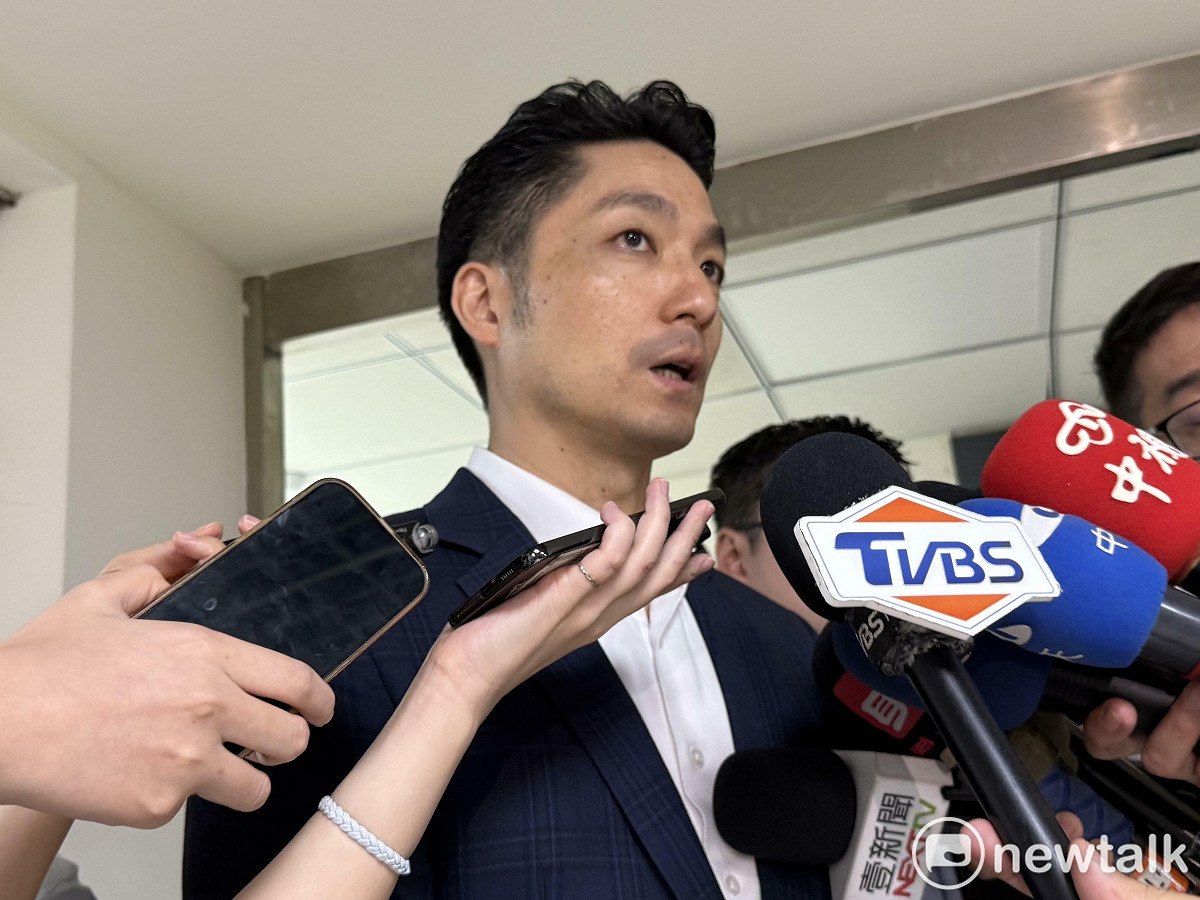 台北市長蔣萬安今赴國民黨團報告重大法議案。 圖：周煊惠 / 攝