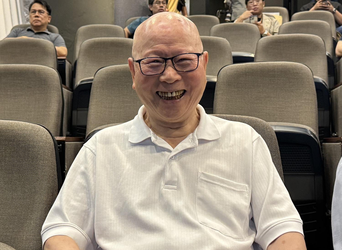 民進黨前主席許信良出席史丹佛大學胡佛檔案館東亞館藏部主任林孝庭發表新作「台灣的李登輝時代：意外國度的重塑」新書。 林朝億拍攝