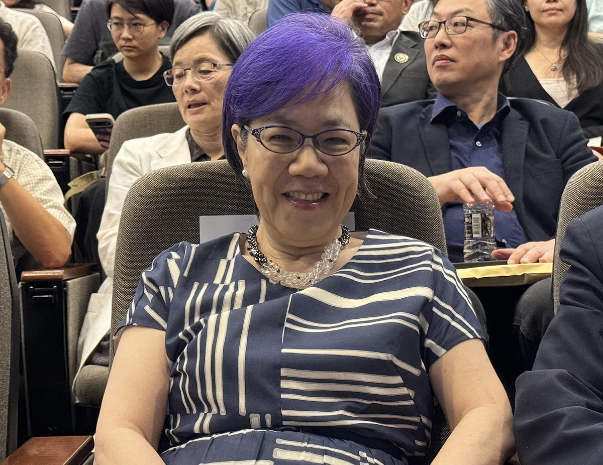 李登輝基金會董事長李安妮。 林朝億攝