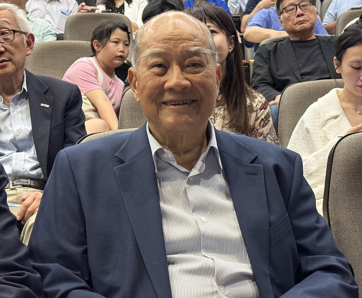 黃昆輝教授教育基金會董事長黃昆輝 林朝億拍攝