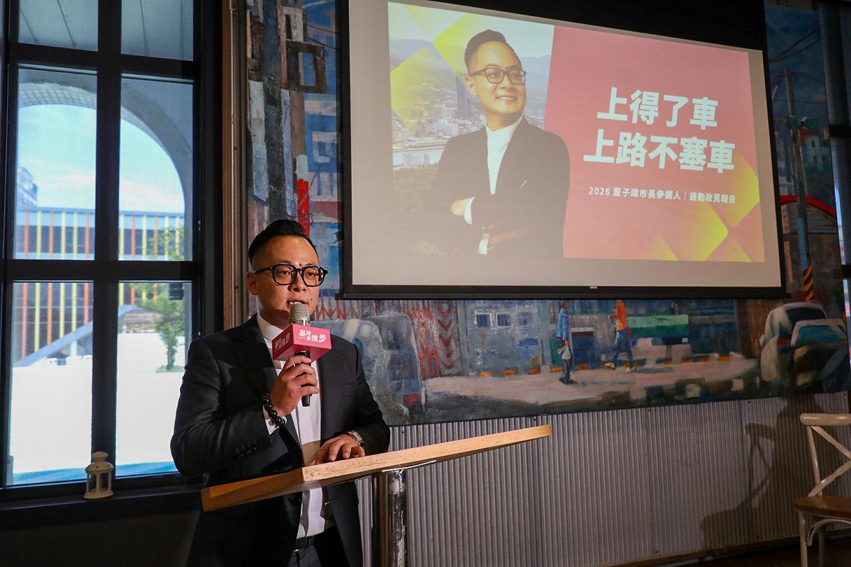 童子瑋公布國道增班政見，引發藍白反擊說是收割。 圖：童子瑋辦公室/提供
