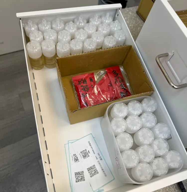 新竹市警局刑警大隊破獲毒品分裝據點。 圖：警方提供