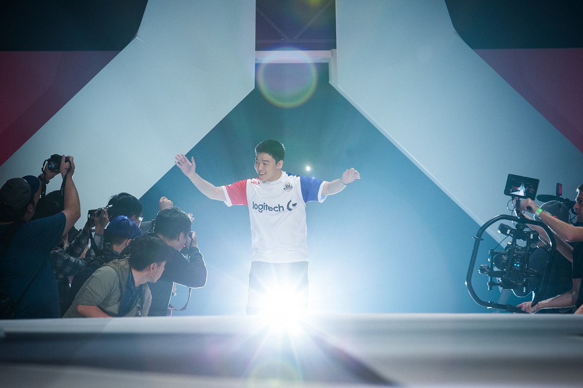 ryujehong入選TGA最佳選手獎。 圖：暴雪娛樂提供