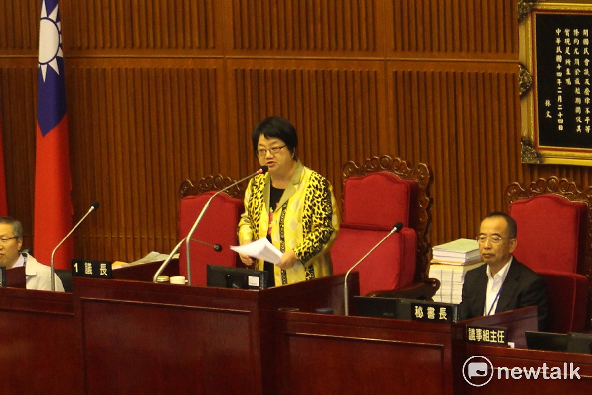 台北市議會議長吳碧珠。 圖：周煊惠 / 攝