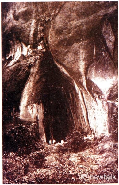 洞廟已遭拆除，考古學者在此發掘出新石器時代遺留。 圖：翻拍台東景觀鳥瞰圖