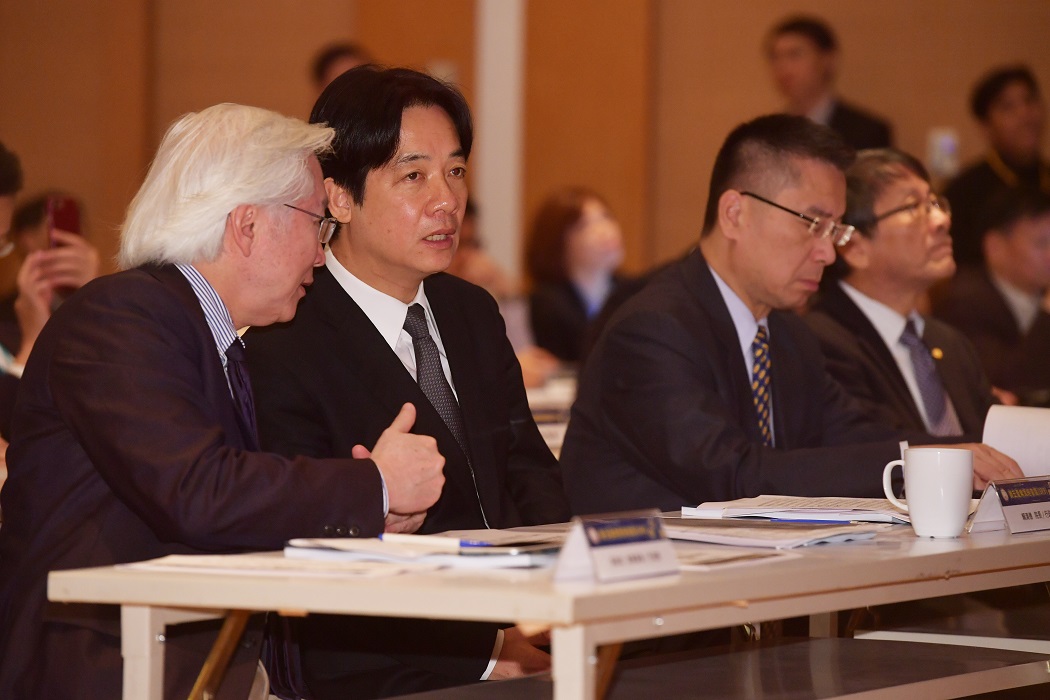 行政院長賴清德今（22）日下午出席「資安產業策略會議（SRB）」閉幕式。 圖：行政院/提供