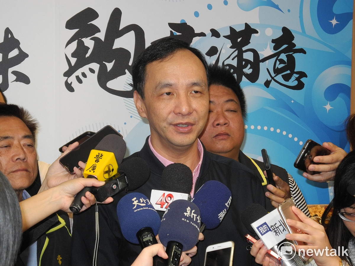 朱立倫強調勞基法一定要修，但要集思廣益，民進黨不應用一黨獨大的強硬力量，否則對勞資雙方都不公平。 圖：王峻昌/攝