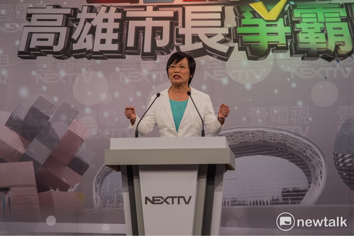 民進黨「港都風雲．高雄市長爭霸戰」辯論會於今(25)日下午兩點登場，5名高雄市長民進黨初選參選人申論參選政見。參選人民進黨立委劉世芳表示，自己會是最有執行力的高雄市長。 圖：張志銘/攝