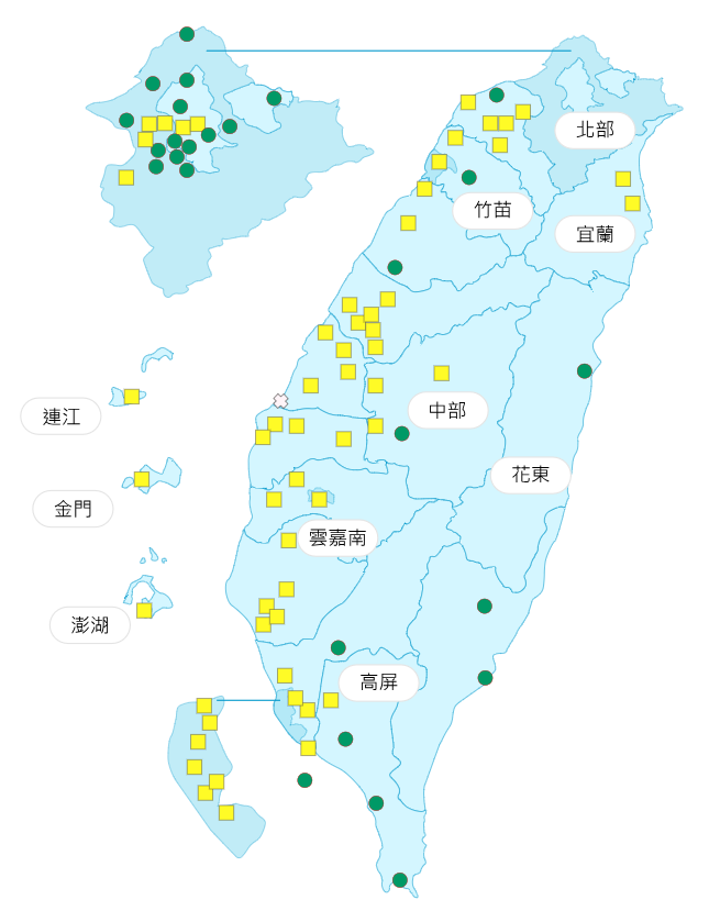 環境部公布各地空氣品質概況。 圖：環境部提供