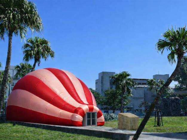 主題館以「走進熱氣球」為核心概念，打造巨型熱氣球造型展館。 圖：翻攝自台東觀光旅遊網