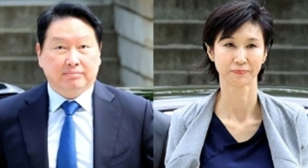 SK 海力士的億萬富豪崔泰源（CheyTae‑won）與其前妻。 圖 : 翻攝自科創版日報