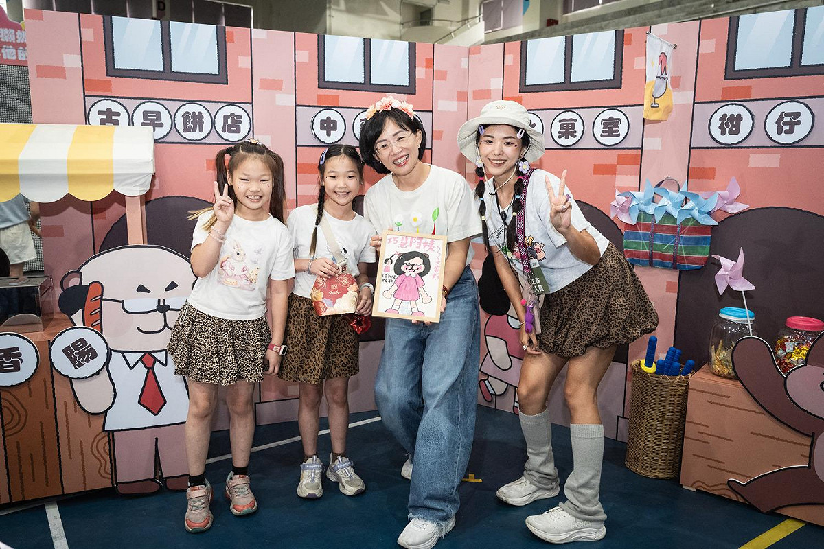 小朋友可以透過遊戲更認識自己、認識環境，為親子留下難忘的假日回憶。 圖：蘇巧慧辦公室提供