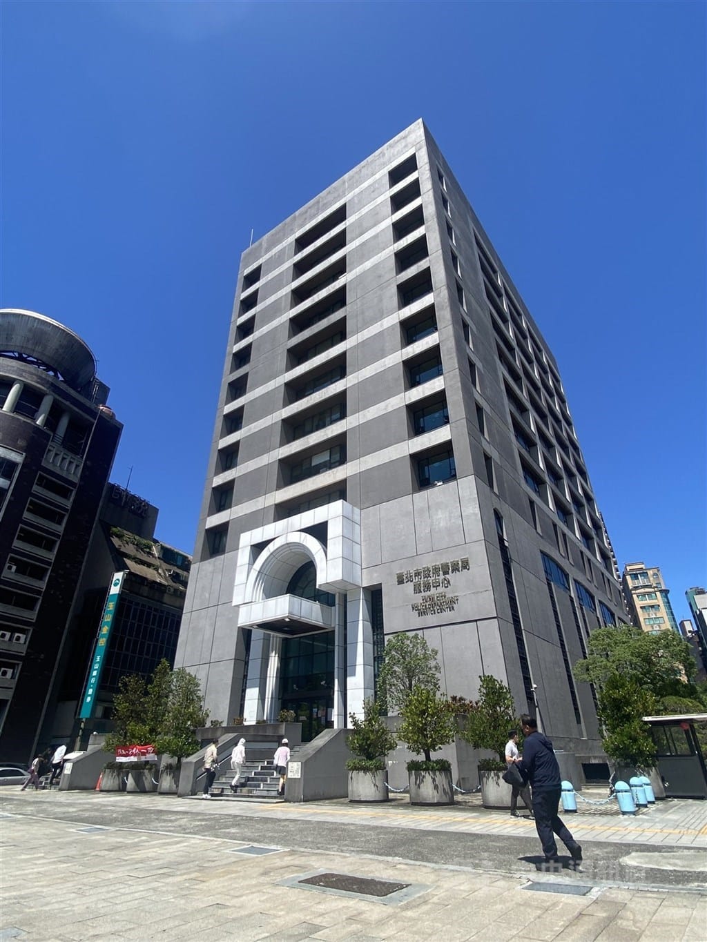 圖為台北市警察局大樓。（中央社檔案照片）