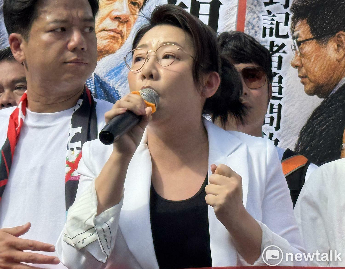中聯油脂BaP致癌油風暴燃燒，曾罹癌的民眾黨台北市議員林珍羽今(25)日以一個癌友身分說話。 圖：林朝億/攝