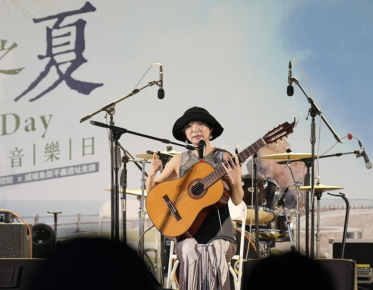 人權之夏草地音樂日表演嘉賓：余佩真。 圖：國家人權博物館提供