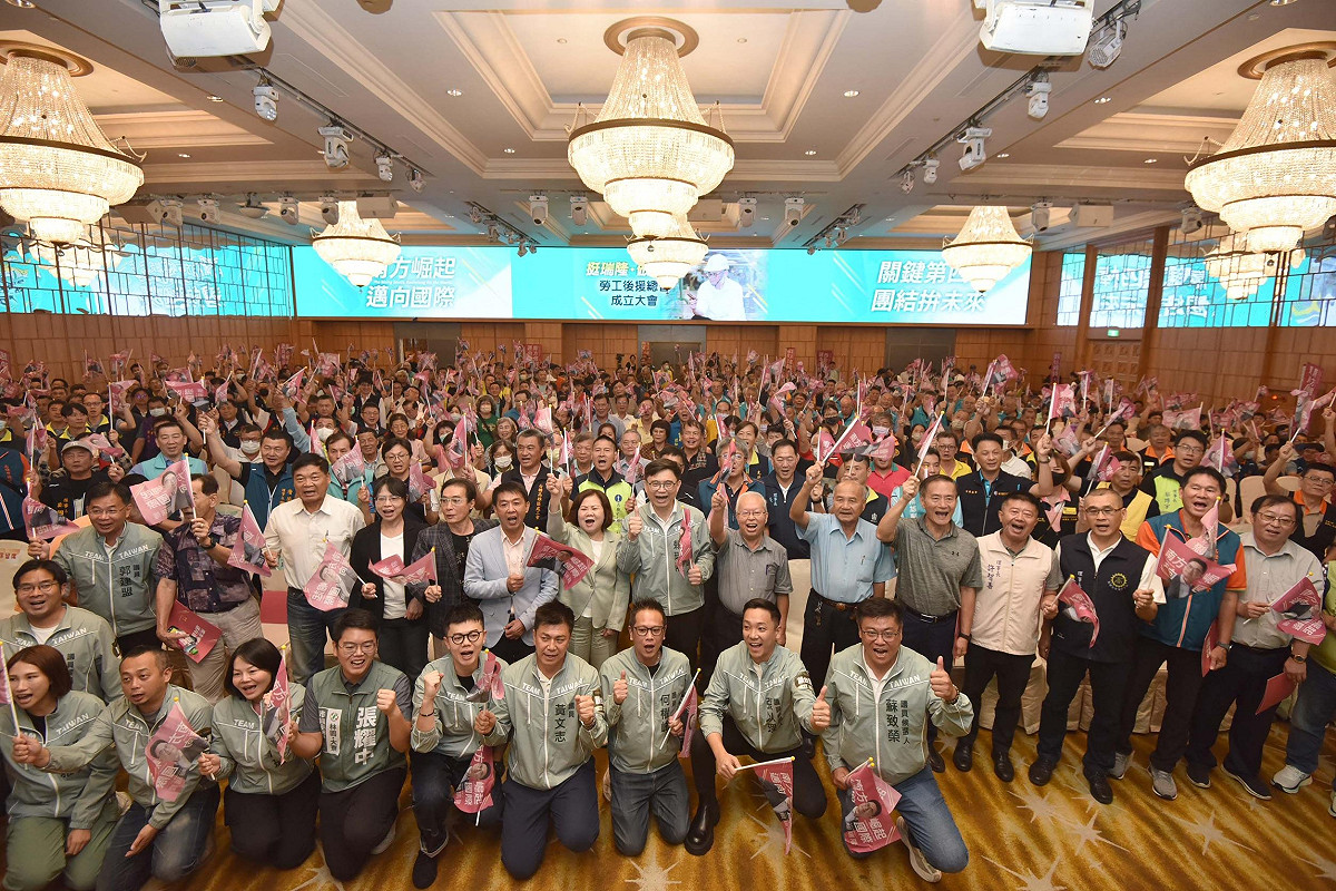 全高雄市有15家總工會及205家基層工會力挺賴瑞隆。 圖：賴瑞隆辦公室／提供