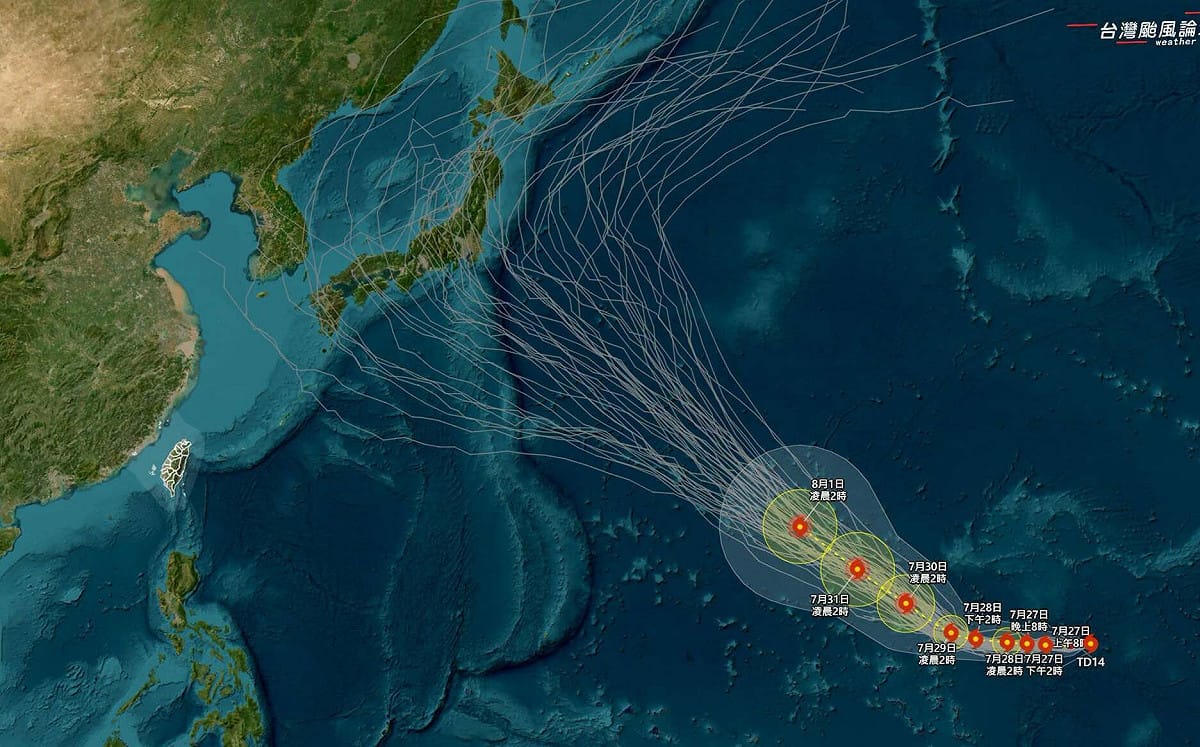 準颱風「白海豚」最快今生成！氣象粉專曝：上看強颱等級