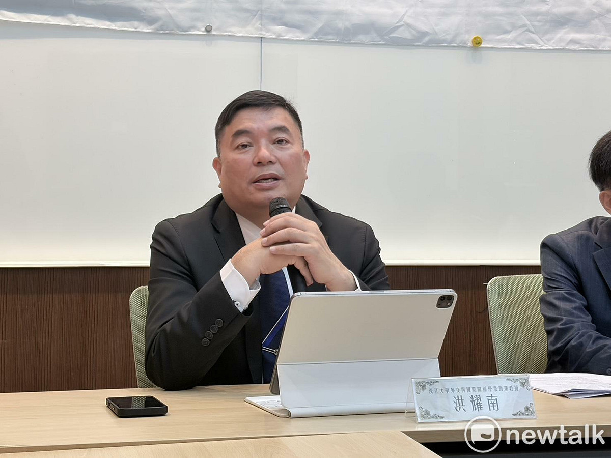 台灣勵志協會（TIA）今（27）日發布最新「台灣情勢調查」，與會學者洪耀南表示，民眾對立法院的不滿具有高度共識。 圖：李宣萱/攝