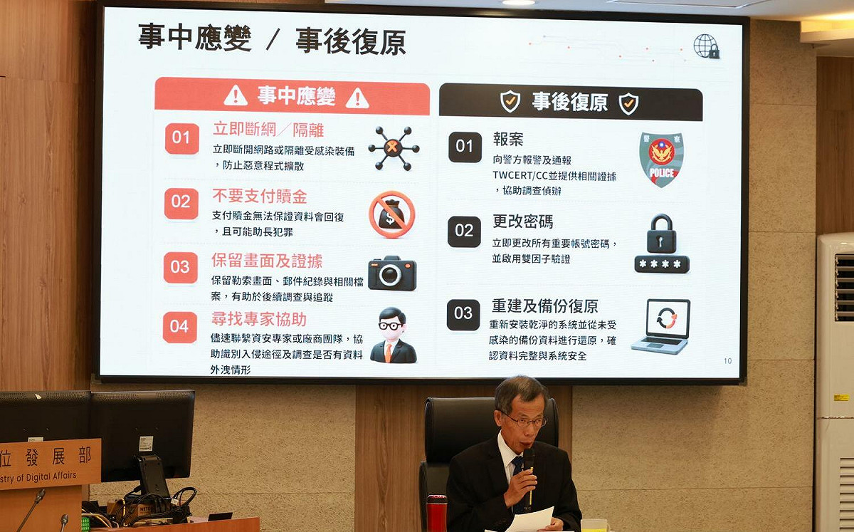 生成式AI技術助長勒索軟體攻擊 資安署籲落實4大防護重點