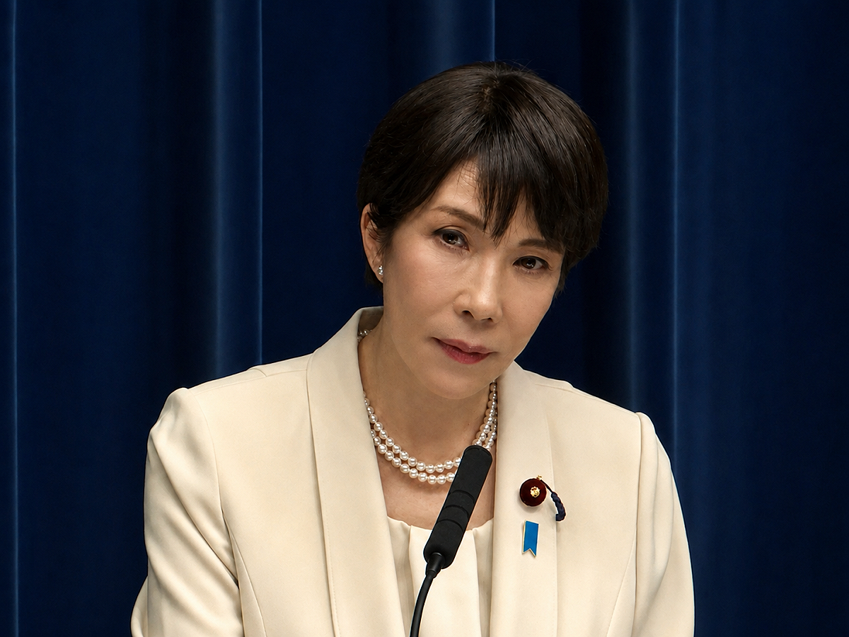 日本首相高市早苗。 圖：翻攝自首相官邸YT