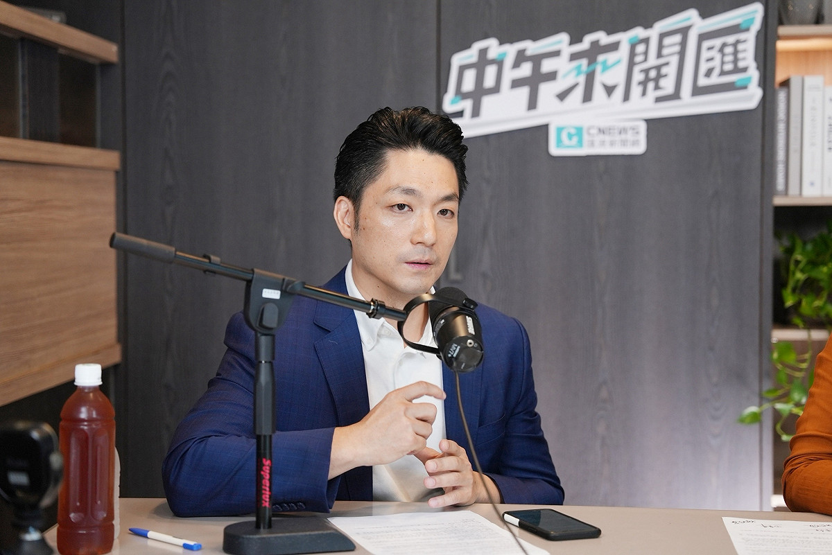 台北市長蔣萬安27日接受CNEWS匯流新聞網節目《中午來開匯》主持人黃光芹專訪 圖：CNEWS匯流新聞網/提供