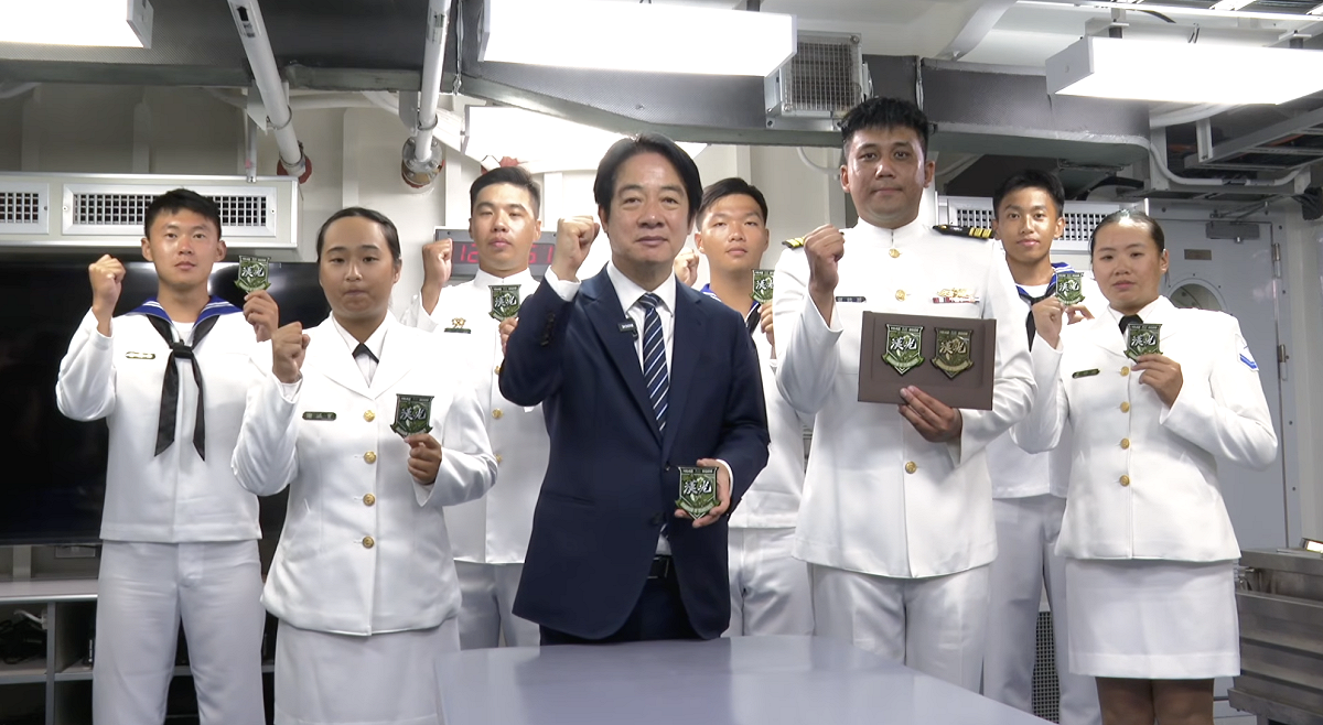 賴清德勉勵官兵漢光演習發現問題也沒關係 圖：翻攝自軍聞社YT