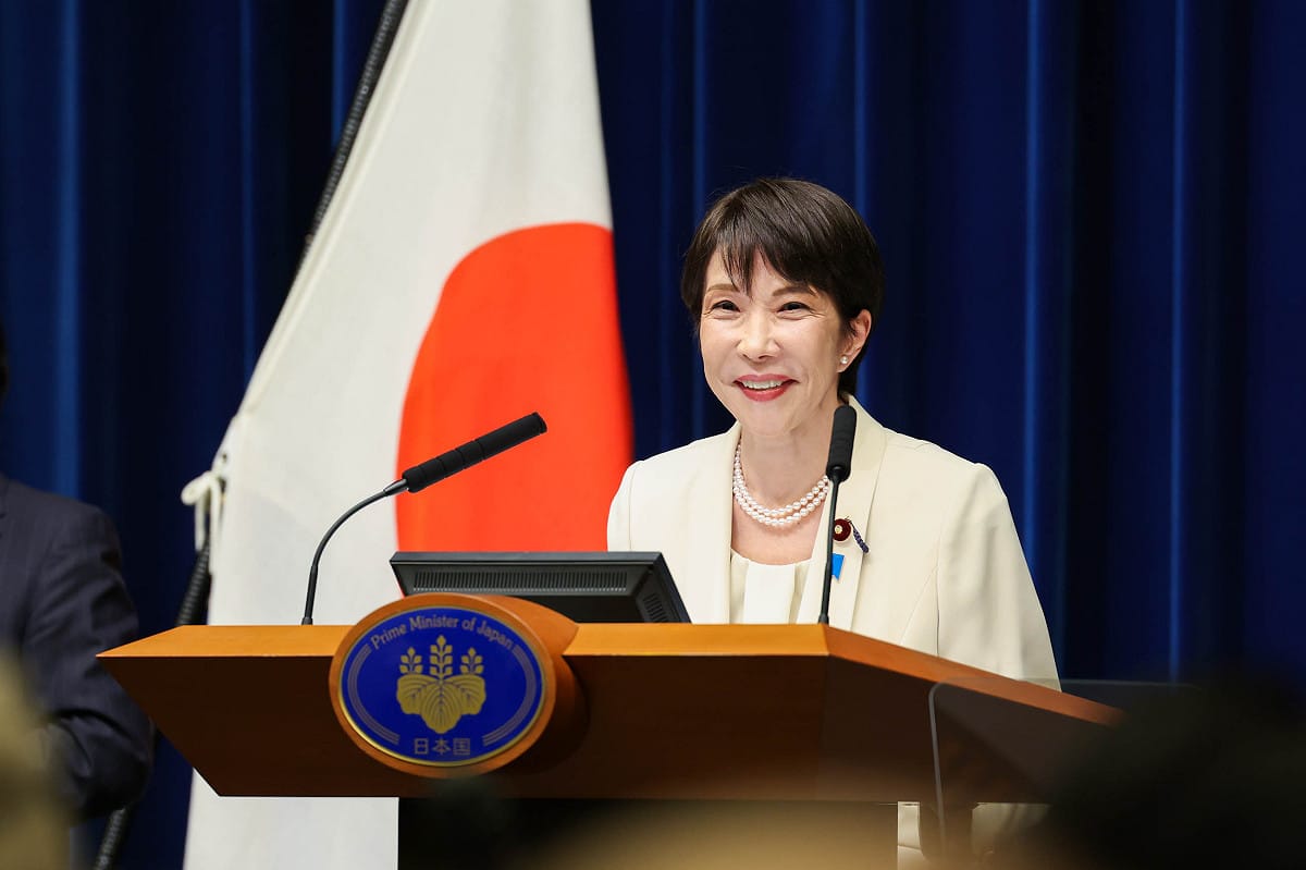 日本首相高市早苗17日進行內閣改組。 圖：翻攝自首相官邸官網
